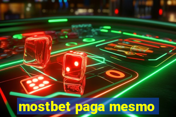 mostbet paga mesmo